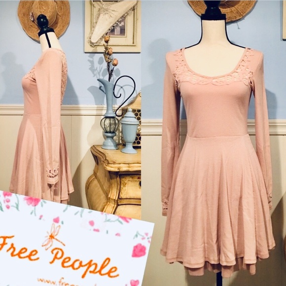 NWOT Free people Lace Dress - Picture 4 of 9